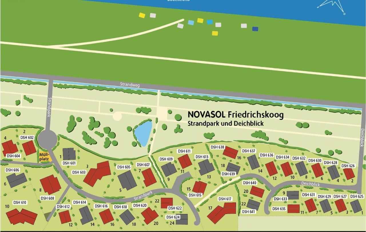 Friedrichskoog-Deichblick 12 Villa Exteriör bild